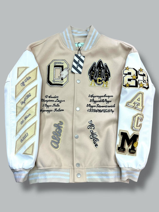 Chamarra Bomber "OFF WHITE"
