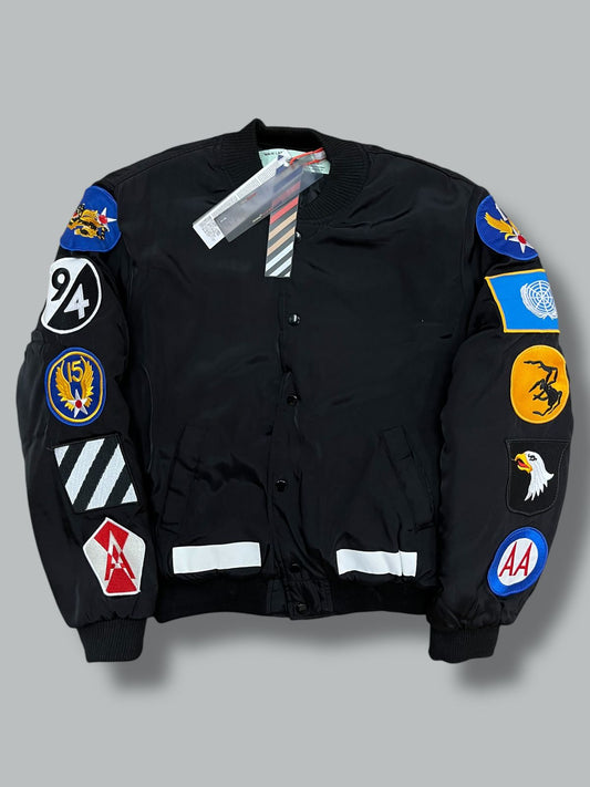 Chamarra Bomber "OFF WHITE"